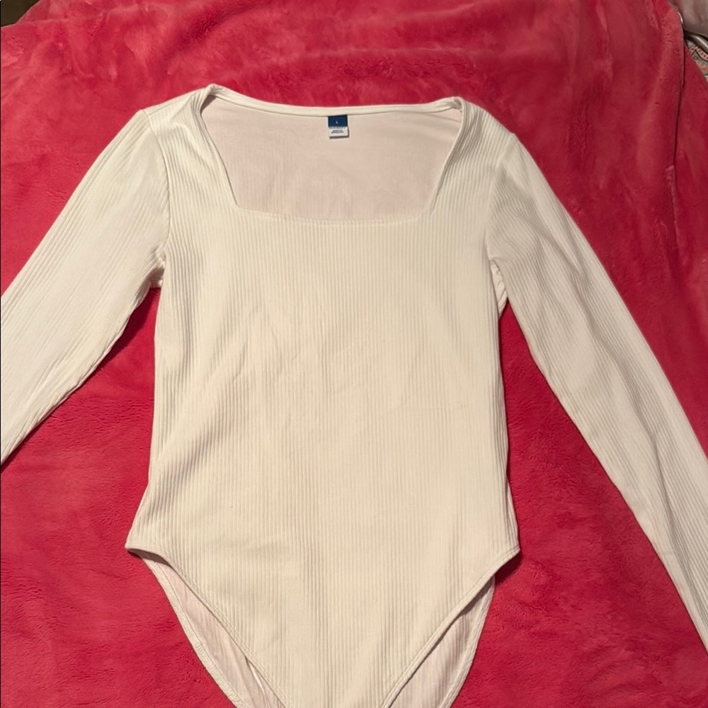 Old Navy White Bodysuit Classic One Piece